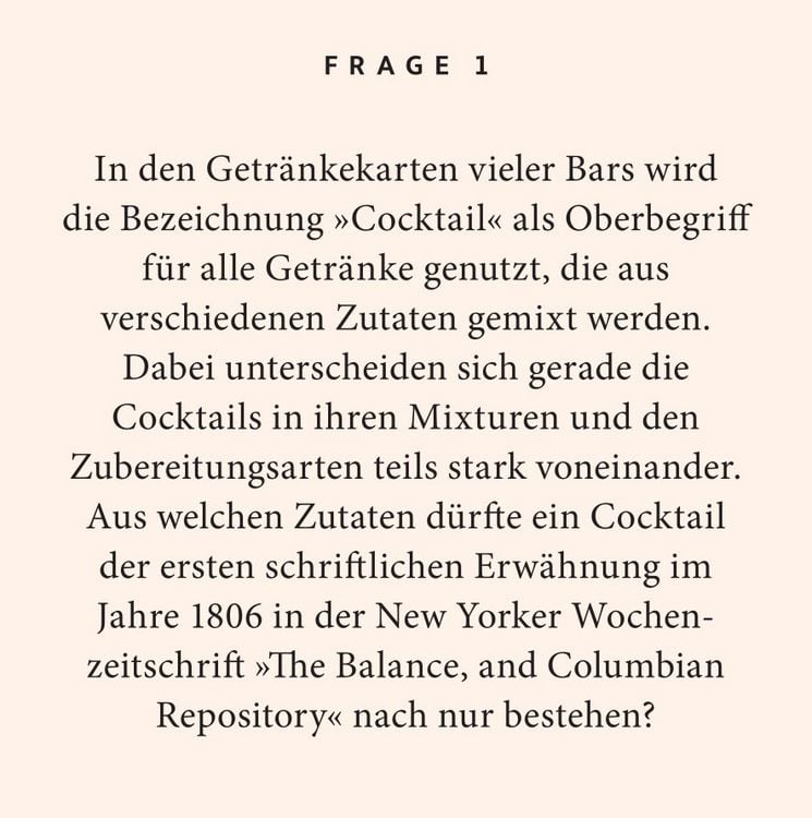 Produktbild: Cocktail-Quiz