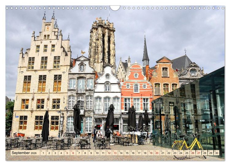 Produktbild: Das belgische Mecheln (Wandkalender 2026 DIN A3 quer), CALVENDO Monatskalender