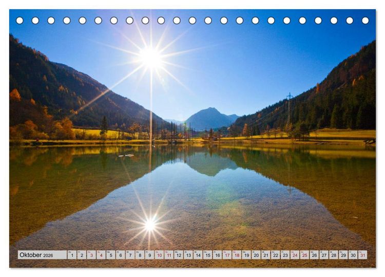 Produktbild: Herzliche Gr&uuml;&szlig;e aus Flachau (Tischkalender 2026 DIN A5 quer), CALVENDO Monatskalender