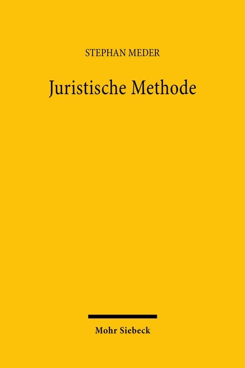 Produktbild: Juristische Methode