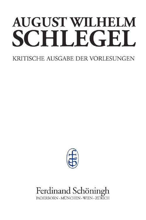 Produktbild: Vorlesungen &uuml;ber Encyklop&auml;die (1803)