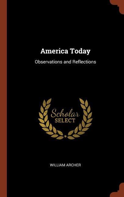 Produktbild: America Today: Observations and Reflections