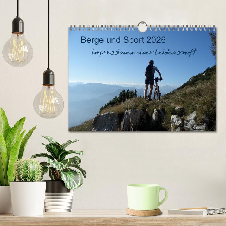 Produktbild: Berge und Sport 2026, Impressionen einer Leidenschaft (Wandkalender 2026 DIN A4 quer), CALVENDO Monatskalender