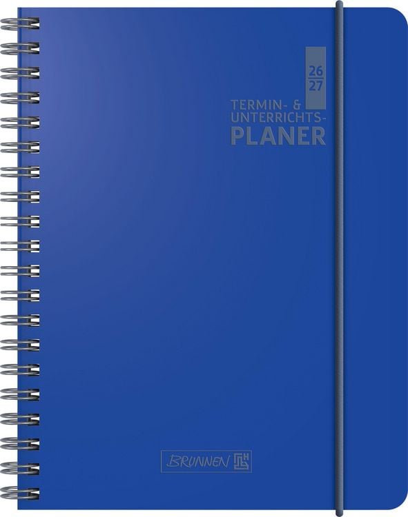 Produktbild: Termin- & Unterrichtsplaner 2026/2027 | A5, Kunststoff, blau