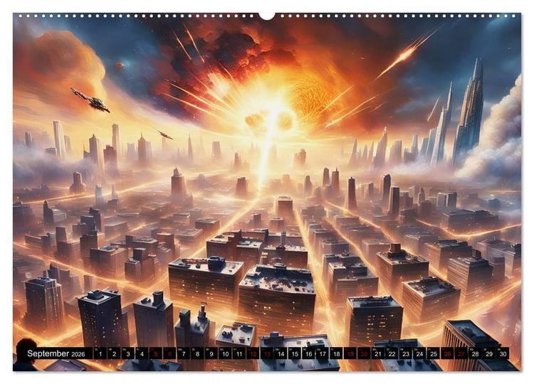 Produktbild: Erde - Blauer &Uuml;berlebensk&uuml;nstler (Wandkalender 2026 DIN A2 quer), CALVENDO Monatskalender
