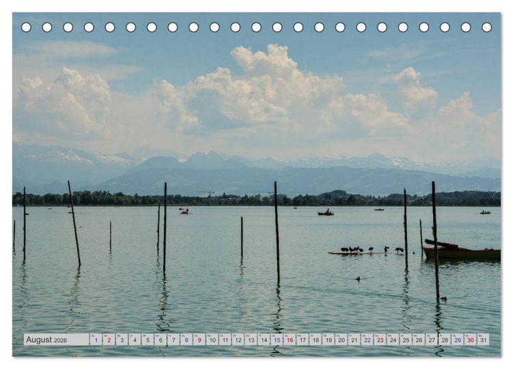 Produktbild: Der malerische Pf&auml;ffikersee (Tischkalender 2026 DIN A5 quer), CALVENDO Monatskalender