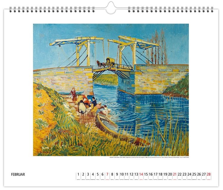 Produktbild: Kunstkalender 2027: Ber&uuml;hmte Meisterwerke der klassischen Moderne