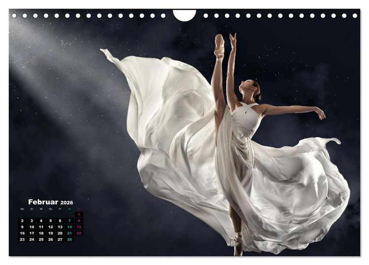 Produktbild: BALLETT - ein Hauch Magie (Wandkalender 2026 DIN A4 quer), CALVENDO Monatskalender