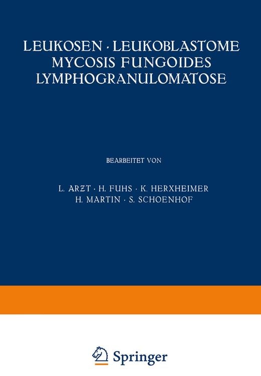 Produktbild: Leukosen &middot; Leukoblastome Mycosis Fungoides Lymphogranulomatose