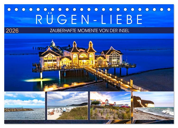 Produktbild: R&Uuml;GEN-LIEBE (Tischkalender 2026 DIN A5 quer), CALVENDO Monatskalender