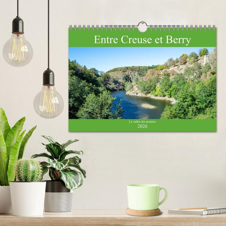 Produktbild: Entre Creuse et Berry la vall&eacute;e des peintres (Calendrier mural 2026 DIN A4 vertical), CALVENDO calendrier mensuel