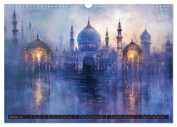 Produktbild: Visionen aus 1001 Nacht (Wandkalender 2026 DIN A3 quer), CALVENDO Monatskalender
