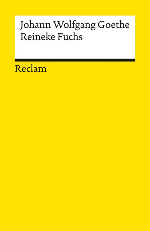 Produktbild: Reinecke Fuchs in zw&ouml;lf Ges&auml;ngen. Studienausgabe