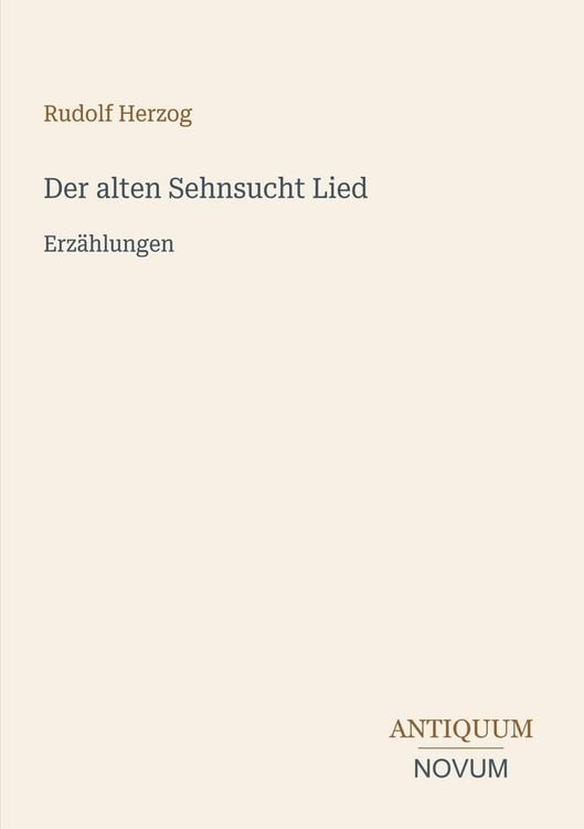 Produktbild: Der alten Sehnsucht Lied