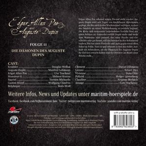 Produktbild: Edgar Allan Poe & Auguste Dupin 11/D&auml;monen/CD