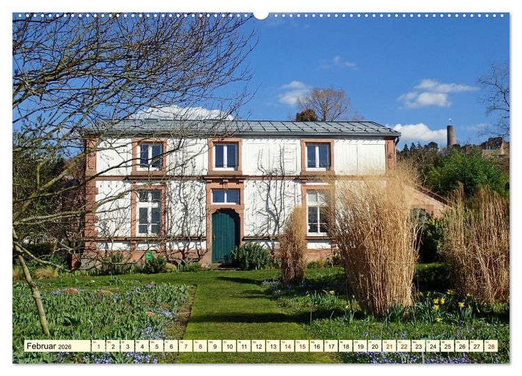 Produktbild: Der Hermannshof Das Parkjuwel in Weinheim an der Bergstra&szlig;e (hochwertiger Premium Wandkalender 2026 DIN A2 quer), Kunstdruck in Hochglanz