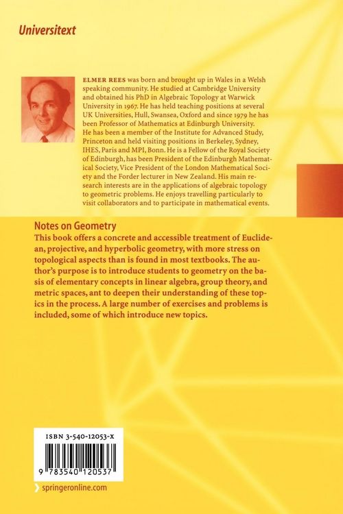 Produktbild: Notes on Geometry
