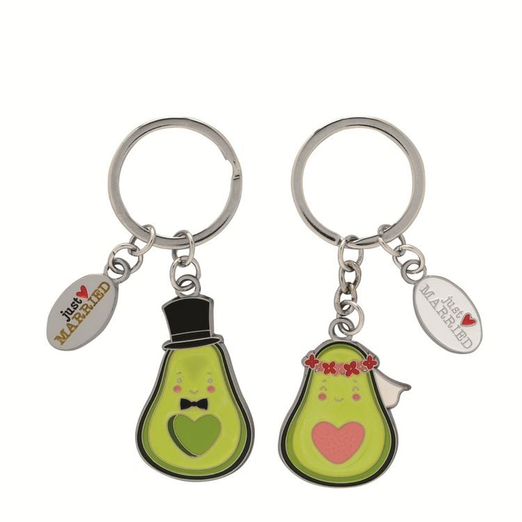 Produktbild: Paar-Schl&uuml;sselanh&auml;nger Motiv "Avocado"