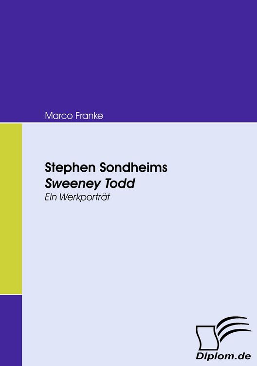 Produktbild: Stephen Sondheims Sweeney Todd
