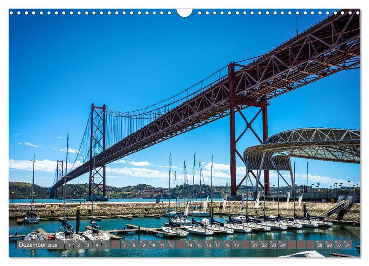 Produktbild: Metropole Lissabon (Wandkalender 2026 DIN A3 quer), CALVENDO Monatskalender
