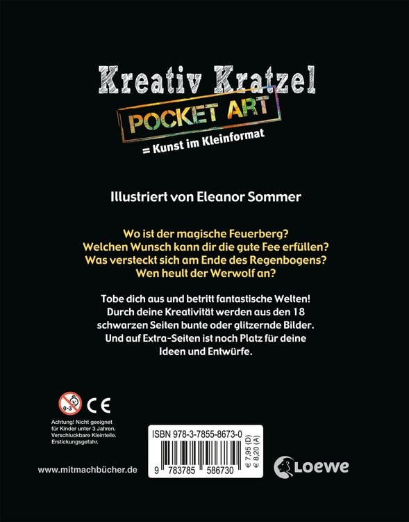 Produktbild: Kreativ-Kratzel Pocket Art: Fantasy
