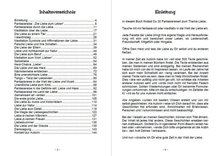 Produktbild: Liebe in Gedanken und Gef&uuml;hlen