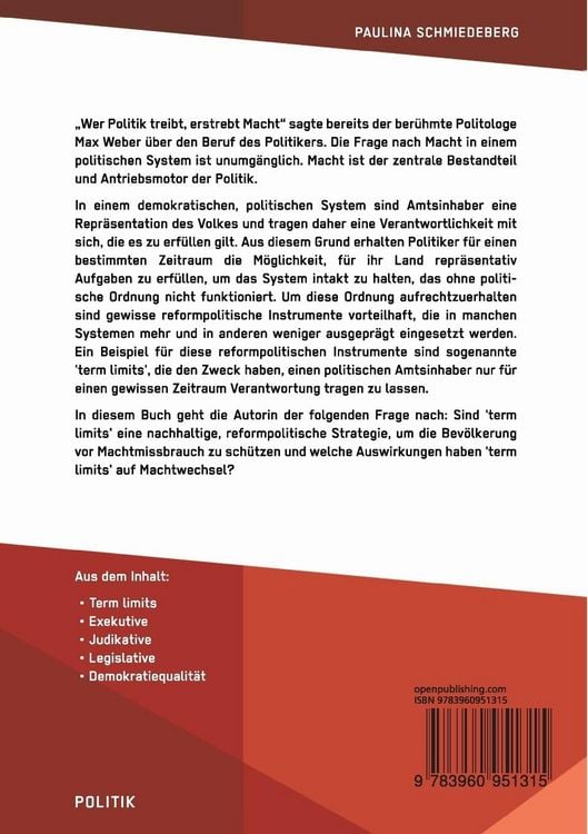 Produktbild: Machtwechsel, Amtszeitbeschr&auml;nkung und Demokratie. Ein L&auml;ndervergleich in der Demokratisierungsforschung