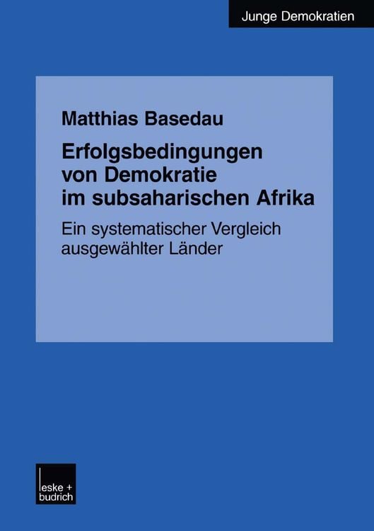 Produktbild: Erfolgsbedingungen von Demokratie im subsaharischen Afrika