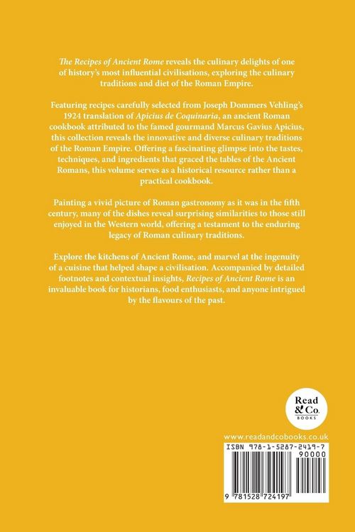 Produktbild: Recipes of Ancient Rome