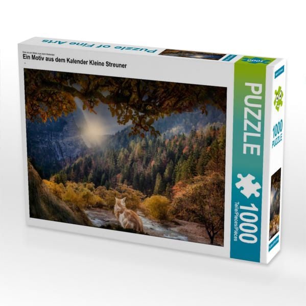 Produktbild: CALVENDO Puzzle Ein Motiv aus dem Kalender Kleine Streuner | 1000 Teile Lege-Gr&ouml;&szlig;e 64x48cm Foto-Puzzle f&uuml;r gl&uuml;ckliche Stunden