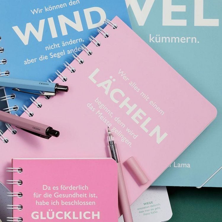 Produktbild: Ringbuch A5 Dalai Lama L&auml;cheln