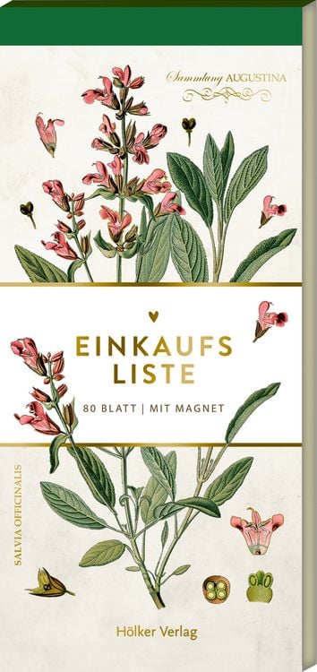 Produktbild: Einkaufsliste - Wildkr&auml;uter (K&uuml;chenpapeterie/AUGUSTINA)