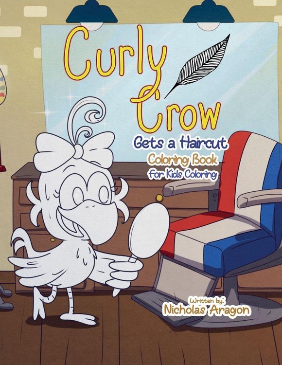 Produktbild: The Curly Crow Gets a Haircut Coloring Book