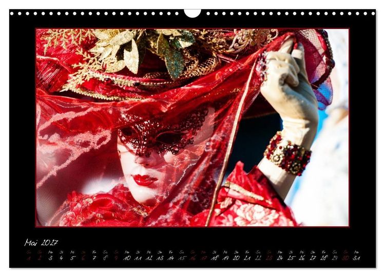 Produktbild: Venezianische Masken in Ludwigsburg (Wandkalender 2027 DIN A3 quer), CALVENDO Monatskalender