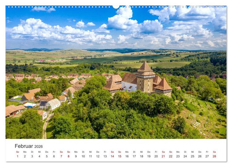Produktbild: Rum&auml;nien - Das beeindruckende Land am Schwarzen Meer. (hochwertiger Premium Wandkalender 2026 DIN A2 quer), Kunstdruck in Hochglanz