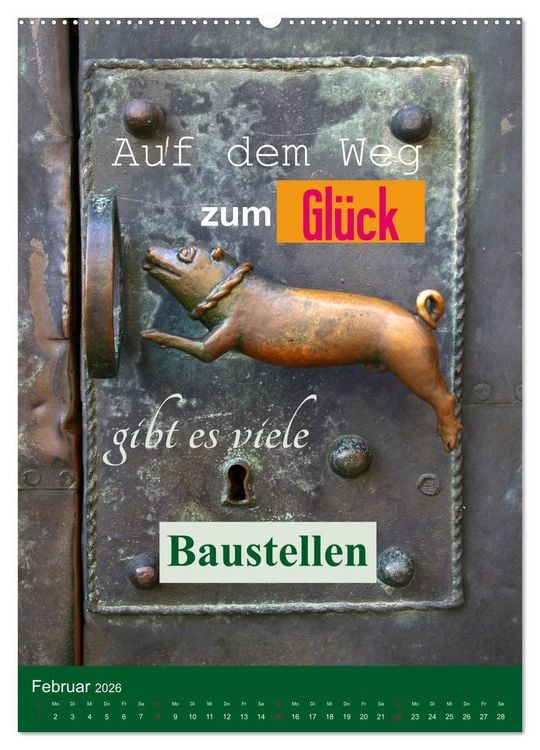 Produktbild: Lebensfreude in harten Zeiten (hochwertiger Premium Wandkalender 2026 DIN A2 hoch), Kunstdruck in Hochglanz