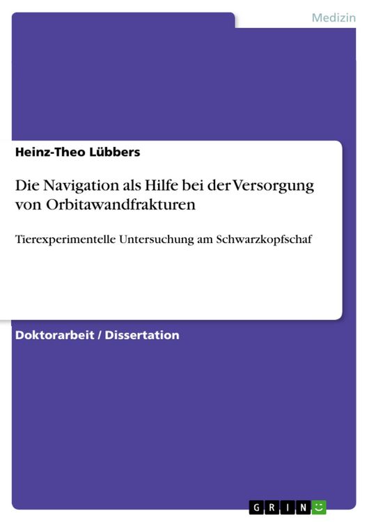 Produktbild: Die Navigation als Hilfe bei der Versorgung von Orbitawandfrakturen