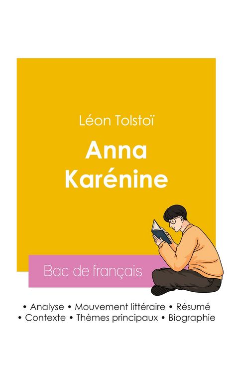 Produktbild: R&eacute;ussir son Bac de fran&ccedil;ais 2026 : Analyse du roman Anna Kar&eacute;nine de L&eacute;on Tolsto&iuml;