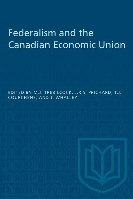 Produktbild: Federalism and the Canadian Economic Union