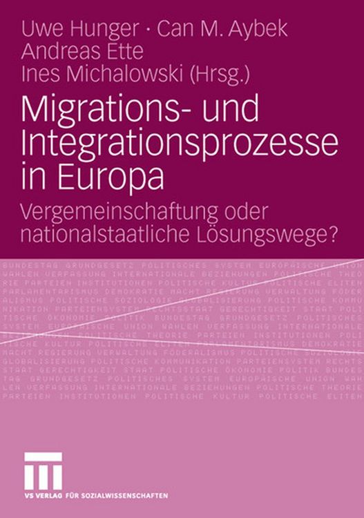 Produktbild: Migrations- und Integrationsprozesse in Europa
