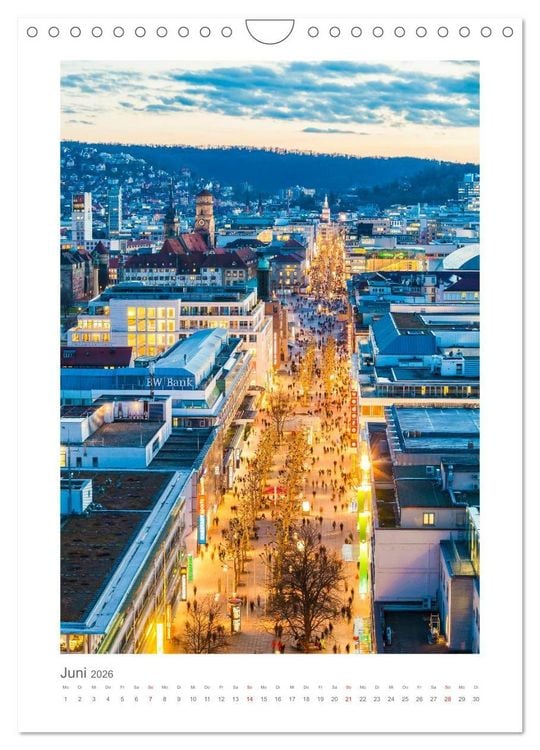 Produktbild: STUTTGART Impressionen (Wandkalender 2026 DIN A4 hoch), CALVENDO Monatskalender