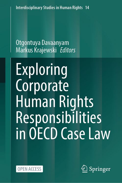 Produktbild: Exploring Corporate Human Rights Responsibilities in OECD Case Law