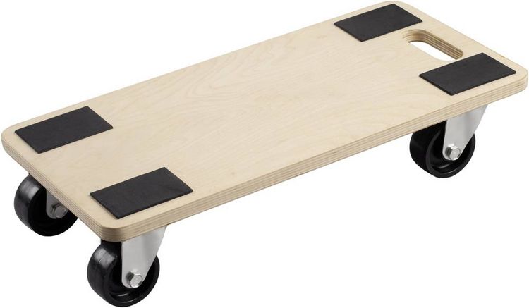 Produktbild: Metafranc WU0822120 Transportroller Sperrholz Traglast (max.): 500 kg 590 m x 290 mm x 126 mm Anzahl Lenkrollen 4
