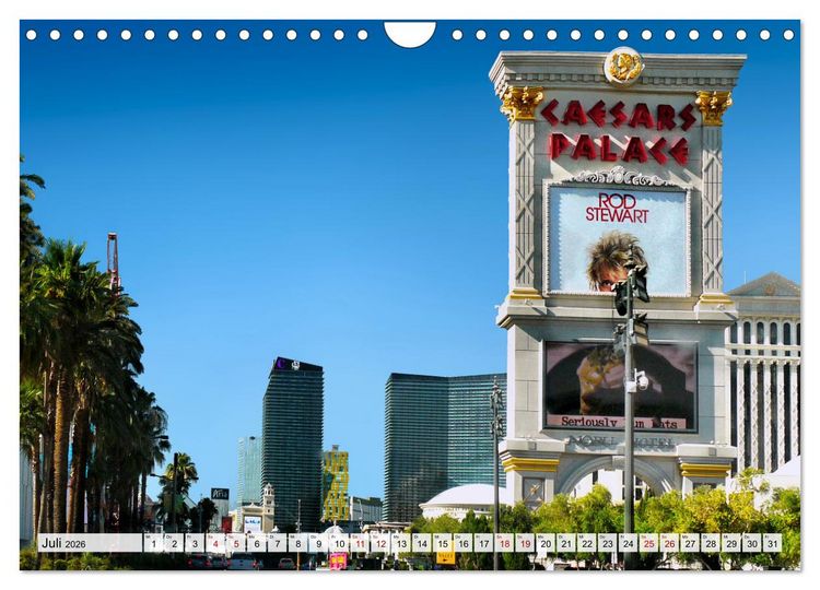 Produktbild: Las Vegas, Stadt der wahr gewordenen Tr&auml;ume (Wandkalender 2026 DIN A4 quer), CALVENDO Monatskalender