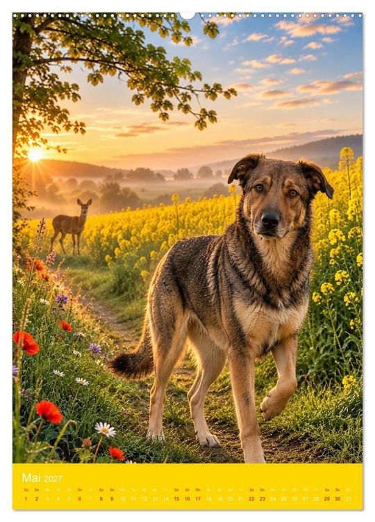 Produktbild: Mit Vicki durch die Jahreszeiten (hochwertiger Premium Wandkalender 2027 DIN A2 hoch), Kunstdruck in Hochglanz