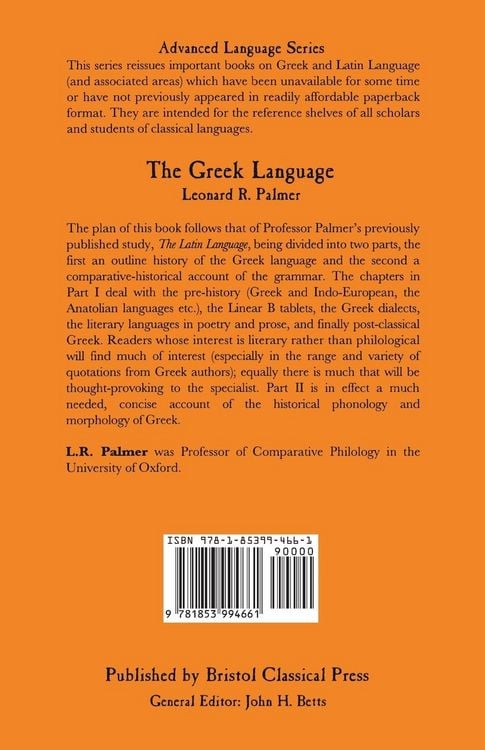 Produktbild: The Greek Language