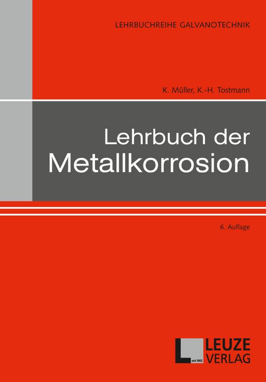 Produktbild: Lehrbuch der Metallkorrosion