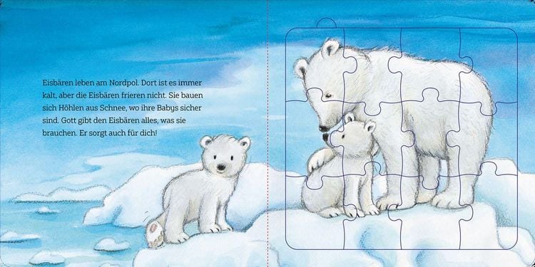 Produktbild: Erstaunliche Tiere - Mein Puzzlebuch