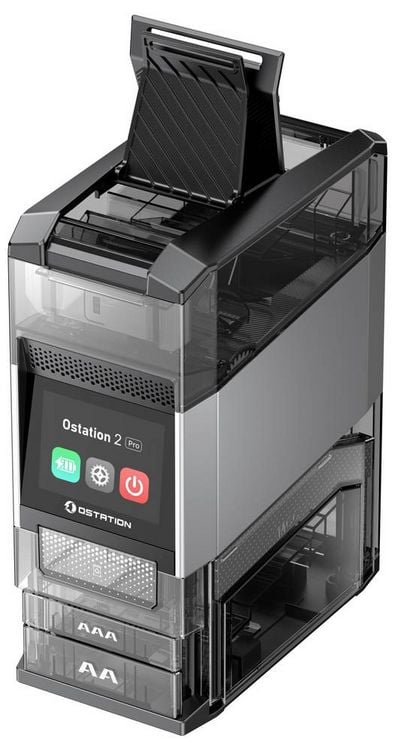 Produktbild: OLight Ostation 2 Pro-EU (OS) Rundzellen-Ladeger&auml;t LiIon, NiMH Mignon (AA), Micro (AAA)