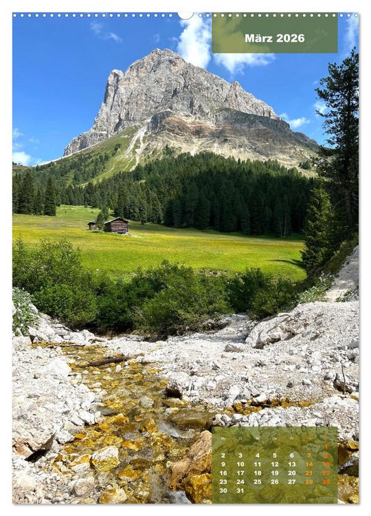 Produktbild: Erlebe mit mir die Alpen (Wandkalender 2026 DIN A2 hoch), CALVENDO Monatskalender